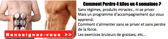 perdre 4 kilos en 4 semaines