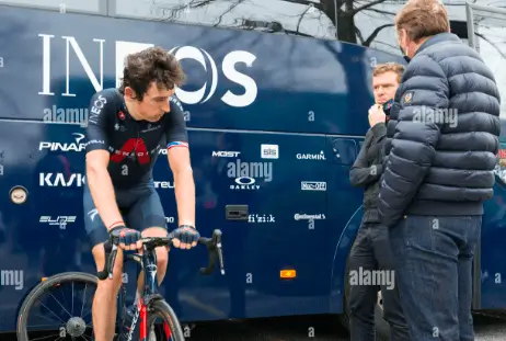 récupération sur home trainer après l'arrivée