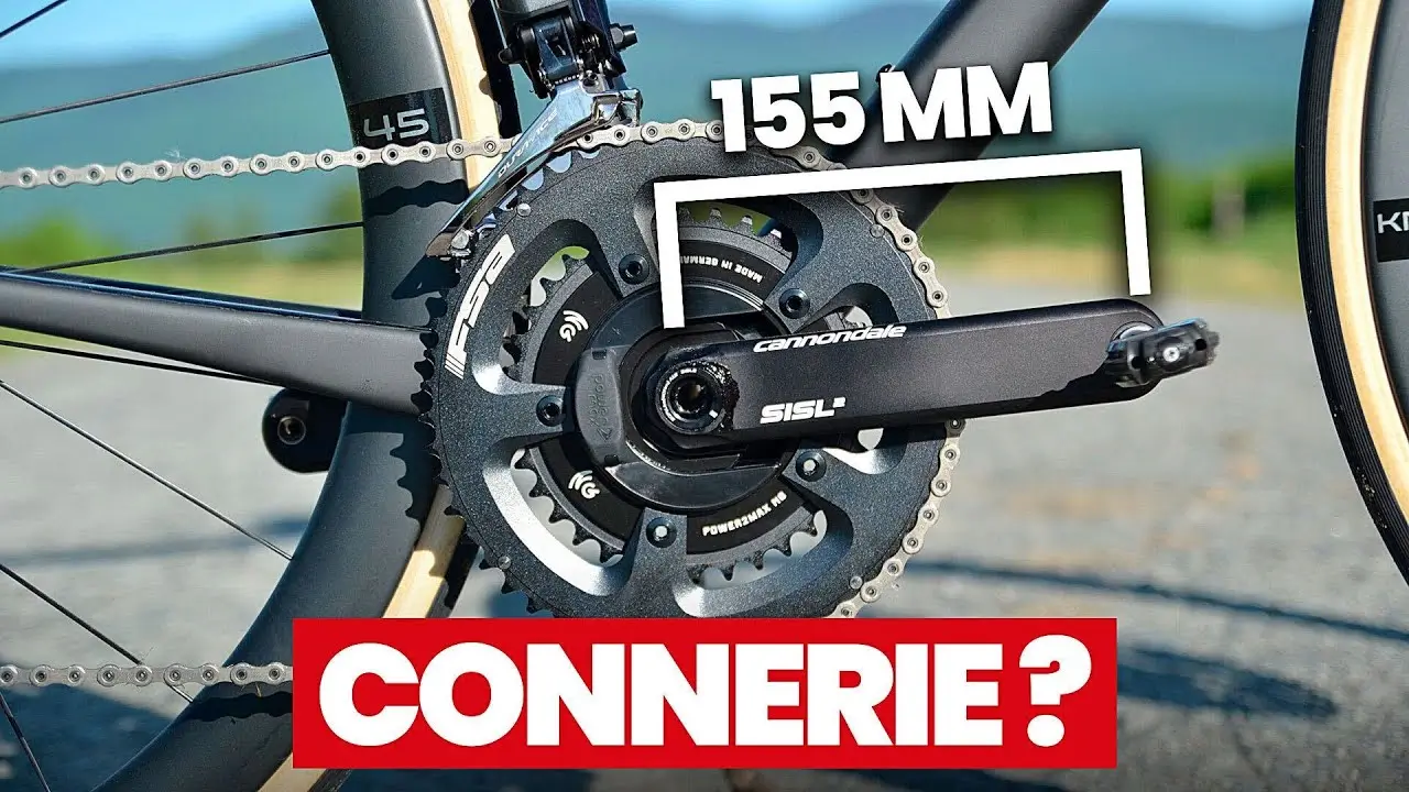 manivelle de vélo de plus en plus courte génie ou connerie
